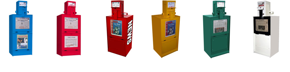 Coin Operated - Newspaper & Magazine Racks & Boxes